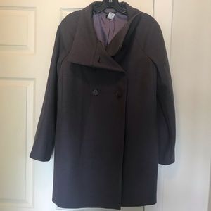 Grey J. Crew wool pea coat